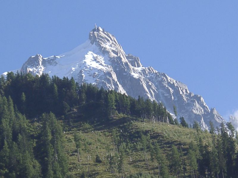 L'Aguille du Midi from Chamonix