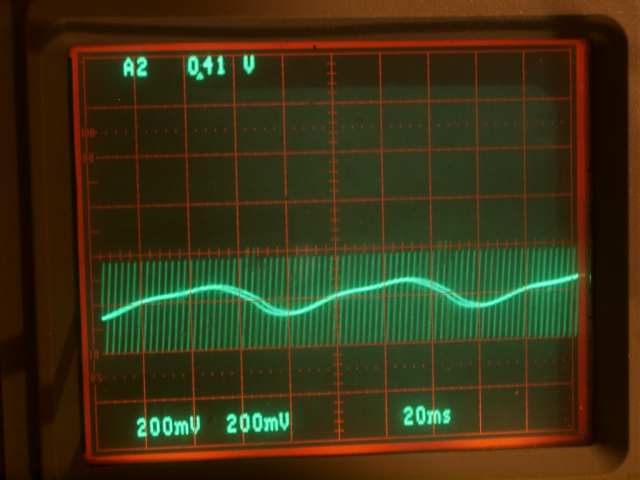 mechanical TV waveform - disk nominal